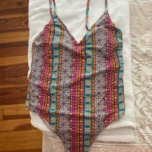 One piece bathing suit